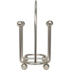 image:imageSpectrum Leaf Vertical Napkin Holder for Table amp Kitchen Countertop Organization Metal Napkin Dispenser with Weighted Base Keeps Paper Napkin Holders Standing for Dining Room Dcor BlackSatin Nickel