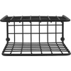 image:imageSpectrum Leaf Vertical Napkin Holder for Table amp Kitchen Countertop Organization Metal Napkin Dispenser with Weighted Base Keeps Paper Napkin Holders Standing for Dining Room Dcor BlackBlack
