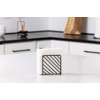 image:imageSpectrum Leaf Vertical Napkin Holder for Table amp Kitchen Countertop Organization Metal Napkin Dispenser with Weighted Base Keeps Paper Napkin Holders Standing for Dining Room Dcor BlackBlack
