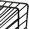 image:imageSpectrum Leaf Vertical Napkin Holder for Table amp Kitchen Countertop Organization Metal Napkin Dispenser with Weighted Base Keeps Paper Napkin Holders Standing for Dining Room Dcor BlackBlack