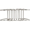 image:imageSpectrum Leaf Vertical Napkin Holder for Table amp Kitchen Countertop Organization Metal Napkin Dispenser with Weighted Base Keeps Paper Napkin Holders Standing for Dining Room Dcor BlackSatin Nickel