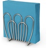 image:imageSpectrum Leaf Vertical Napkin Holder for Table amp Kitchen Countertop Organization Metal Napkin Dispenser with Weighted Base Keeps Paper Napkin Holders Standing for Dining Room Dcor BlackSatin Nickel