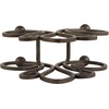 image:imageSpectrum Leaf Vertical Napkin Holder for Table amp Kitchen Countertop Organization Metal Napkin Dispenser with Weighted Base Keeps Paper Napkin Holders Standing for Dining Room Dcor BlackBronze