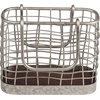 image:imageSpectrum Leaf Vertical Napkin Holder for Table amp Kitchen Countertop Organization Metal Napkin Dispenser with Weighted Base Keeps Paper Napkin Holders Standing for Dining Room Dcor BlackZinc