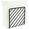 image:imageSpectrum Leaf Vertical Napkin Holder for Table amp Kitchen Countertop Organization Metal Napkin Dispenser with Weighted Base Keeps Paper Napkin Holders Standing for Dining Room Dcor BlackBlack