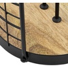 image:imageSpectrum Madison Farmhouse Paper Towel Holder Chicken Wire Towel Stand for Kitchen Countertop Storage with Wood Accent Rustic Decorative Roll Holder for Bathroom or Craft Room Fits Most Sizes Black