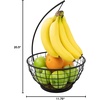 image:imageSpectrum Madison Fruit Tree for Storage and Display of Fruit Vegetables Produce on Kitchen Counter Dining Room Table Light WoodBlack