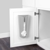 image:imageSpectrum Plastic Bag Holders for Grocery Bags Dark Gray Wall Mount Plastic Grocery Bag Dispenser Organizer for Cabinet Doors Kitchen Storage Under Sink Plastic Grocery Trash Recycle Bag OrganizationLight Gray