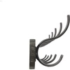 image:imageSpectrum Richmond 5 Hook Coat Rack Wall Mount for Entryway Storage and Hat Rack Organization Wall Mounted Coat Hooks for Towel Rack Purse Rack and Key Rack Coffee and Industrial Gray