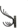 image:imageSpectrum Richmond 5 Hook Coat Rack Wall Mount for Entryway Storage and Hat Rack Organization Wall Mounted Coat Hooks for Towel Rack Purse Rack and Key Rack Coffee and Industrial Gray
