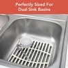image:imageSpectrum Small Sink Mat Protector for Kitchen Sink with Raised Feet for Quick Drying and Water Flow Soft Rubber Non Slip Surface Protects Dishes Glassware for Stainless Steel Sinks ButtercreamButtercream
