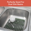 image:imageSpectrum Small Sink Mat Protector for Kitchen Sink with Raised Feet for Quick Drying and Water Flow Soft Rubber Non Slip Surface Protects Dishes Glassware for Stainless Steel Sinks ButtercreamThyme