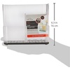image:imageSpectrum Sponge and Brush Holder for Kitchen Sink Storage Hexa QuickDry Organizer with 3 Compartments Removable Base Sink Caddy for Dish Brushes amp Sponges Compact Design Clear amp GrayClear  Gray