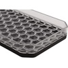 image:imageSpectrum Sponge and Brush Holder for Kitchen Sink Storage Hexa QuickDry Organizer with 3 Compartments Removable Base Sink Caddy for Dish Brushes amp Sponges Compact Design Clear amp GrayClear  Gray