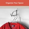 image:imageSpectrum Stratford Chrome Over The Door Hook Valet for Hanging Clothes Towels Robes Easy Hang Sturdy Steel Door Hanger for Closet Bedroom Bathroom Laundry Room Door Fits Doors Up to 13 ThickChrome