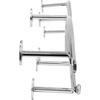 image:imageSpectrum Sweep Decorative Metal Coat Rack 8 Hook Wall Mounted Hook Rail for Hanging Coats Hats Bags and More Easy Install Heavy Duty Steel Organizer for Entryway Bathroom Bedroom Decor Satin NickelChrome