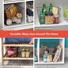 image:imageSpectrum Wire Scoop Basket Storage Bin Industrial Gray Medium Metal Wire Basket Organizer for Kitchen Pantry Wire Storage Bins Heavy Duty Rectangle Wire Storage for Kitchen OrganizationMedium
