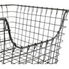 image:imageSpectrum Wire Scoop Basket Storage Bin Industrial Gray Medium Metal Wire Basket Organizer for Kitchen Pantry Wire Storage Bins Heavy Duty Rectangle Wire Storage for Kitchen OrganizationMedium 2 Pack