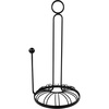 image:imageSpectrum Contempo Farmhouse Paper Towel Holder with Easy Tear Arm for Kitchen Counter Tabletop Bathroom Sturdy Metal Rustic Paper Towel Stand with Weighted Base for Standard amp Jumbo Rolls BlacKContempo