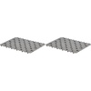 image:imageSpectrum Diversified Hexa Raised Feet QuickDrying HeavyDuty Protector with NonSlip Surface Large Farmhouse Sink Mat FrostGray118 x 16 Pack of 2