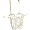 image:imageSpectrum Grid Over the Cabinet Styling Station Satin Nickel  Tall Bathroom amp Under Sink Organizer for Hair Dryer Beauty Tools Accessories amp Home EssentialsGold