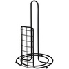 image:imageSpectrum Grid Paper Towel Holder Roll Dispenser Stand for Kitchen Countertop amp Dining Room Table Industrial GrayBlack