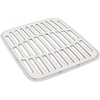 image:imageSpectrum Small Sink Mat Protector for Kitchen Sink with Raised Feet for Quick Drying and Water Flow Soft Rubber Non Slip Surface Protects Dishes Glassware for Stainless Steel Sinks ButtercreamButtercream
