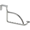 image:imageSpectrum Stratford Chrome Over The Door Hook Valet for Hanging Clothes Towels Robes Easy Hang Sturdy Steel Door Hanger for Closet Bedroom Bathroom Laundry Room Door Fits Doors Up to 13 ThickChrome