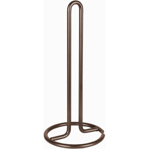image:imageSpectrum Chrome Paper Towel Holder Countertop Kitchen Organizer Easy Tear Modern Freestanding Kitchen Hand Towel Roll Stands Vertical for Standard and Large Paper Towel Rolls with Durable Steel BaseBronze