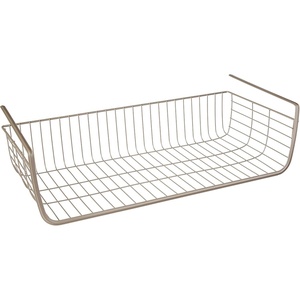 image:imageSpectrum Diversified Ashley Large Cabinet Shelf Basket InCabinet Storage Shelf Kitchen Cabinet amp Pantry Organization amp Storage Bathroom Cabinet BasketSatin Nickel Pc