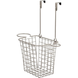 image:imageSpectrum Grid Over the Cabinet Styling Station Satin Nickel  Tall Bathroom amp Under Sink Organizer for Hair Dryer Beauty Tools Accessories amp Home EssentialsSatin Nickel Pc