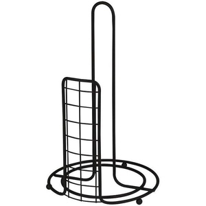 image:imageSpectrum Grid Paper Towel Holder Roll Dispenser Stand for Kitchen Countertop amp Dining Room Table Industrial GrayBlack