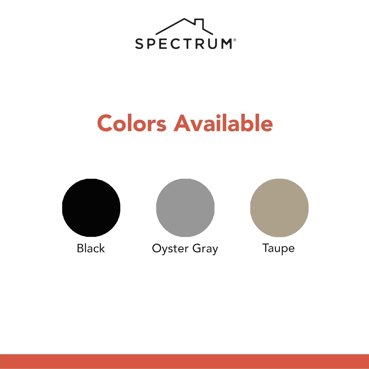 image:imageSpectrum Cora Kitchen Sink Drain Strainer for Food Debris Waste Plastic Spiral Sink Drain Stopper Cover Catcher Filter Food Hair Prevents Drain Clogging in Sinks Showers Baths 45 Inch Gray amp ClearOyster Gray
