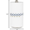 image:imageSpectrum Ashley Standing Paper Towel Holder with Weighted Base for Kitchen Countertop Organization Modern Upright Paper Towel Dispenser for Jumbo amp Standard Size Rolls Satin Nickel Finish