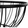 image:imageSpectrum Contempo Fruit Basket Banana Hanger for Kitchen Counter Storage Modern Black Steel Fruit Tree Produce Bowl with Hook for Vegetables Apples Bananas Countertop amp Table Display