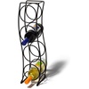 image:imageSpectrum Curve 4 Bottle Wine Rack Holder for Bar amp Countertop Bottle Storage Modern Vertical Sturdy Steel Wire Rack Holds Standard amp Jumbo Bottles Standing Organizer for Kitchen Pantry Matte Black