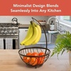 image:imageSpectrum Diversified Ashley Fruit Tree amp Basket Banana Hanger amp Fruit Basket Produce Saver Banana Holder amp Open Wire Fruit Bowl for Kitchen Counter amp Dining Table 57824Bronze