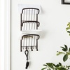 image:imageSpectrum Diversified Ashley Vertical Letter Holder amp Key Rack Wall Mount Bronze