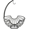 image:imageSpectrum Diversified Contempo Ellipse Stand Fruit Tree for Produce Storage in Kitchen Black