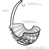 image:imageSpectrum Diversified Contempo Ellipse Stand Fruit Tree for Produce Storage in Kitchen Black