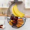 image:imageSpectrum Diversified Contempo Ellipse Stand Fruit Tree for Produce Storage in Kitchen Black