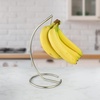 image:imageSpectrum Diversified Euro Banana Holder Countertop Fruit Tree Sturdy Steel Banana Hanger amp Soft Pretzel Display for Home or Bar Countertop Food Storage Satin Nickel 42978Satin Nickel