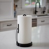image:imageSpectrum Diversified Euro Tension Paper Towel Holder Black  Storage Organization for Kitchen Counter Pantry Laundry Apartment RV and Bathroom
