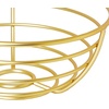 image:imageSpectrum Euro Gold Wire Fruit Basket for Kitchen Countertop Storage Sturdy Steel Metal Wire Decorative Fruit Bowl for Fresh Produce Vegetables Bread amp Snacks Modern Open Design for Airflow