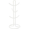image:imageSpectrum Euro Modern Mug Stand for Coffee Cups Mugs Espresso Teacups Kitchen Organizer Standing Cup Tree for 6 Mugs Sturdy Steel Base with Six Hook Arms Support Most Sizes BlackSatin Nickel