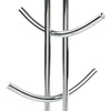 image:imageSpectrum Euro Modern Mug Stand for Coffee Cups Mugs Espresso Teacups Kitchen Organizer Standing Cup Tree for 6 Mugs Sturdy Steel Base with Six Hook Arms Support Most Sizes BlackChrome