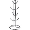 image:imageSpectrum Euro Modern Mug Stand for Coffee Cups Mugs Espresso Teacups Kitchen Organizer Standing Cup Tree for 6 Mugs Sturdy Steel Base with Six Hook Arms Support Most Sizes BlackChrome