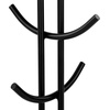 image:imageSpectrum Euro Modern Mug Stand for Coffee Cups Mugs Espresso Teacups Kitchen Organizer Standing Cup Tree for 6 Mugs Sturdy Steel Base with Six Hook Arms Support Most Sizes BlackBlack