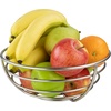 image:imageSpectrum Euro Wire Fruit Basket for Kitchen Countertop Storage Sturdy Steel Metal Wire Decorative Fruit Bowl for Fresh Produce Vegetables Bread amp Snacks Modern Open Design for Airflow Satin NickelMedium