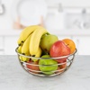 image:imageSpectrum Euro Wire Fruit Basket for Kitchen Countertop Storage Sturdy Steel Metal Wire Decorative Fruit Bowl for Fresh Produce Vegetables Bread amp Snacks Modern Open Design for Airflow Satin NickelMedium